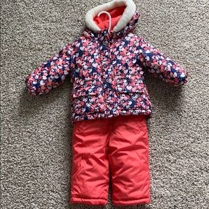12 Month Girls Snowsuit